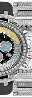 emporio armani diamond watch
